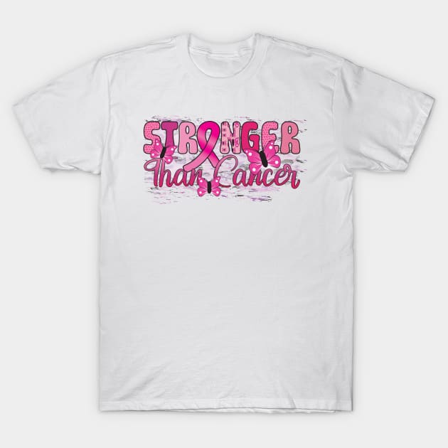 In October We Wear Pink Breast Cancer Awareness T-Shirt by Skanderarr